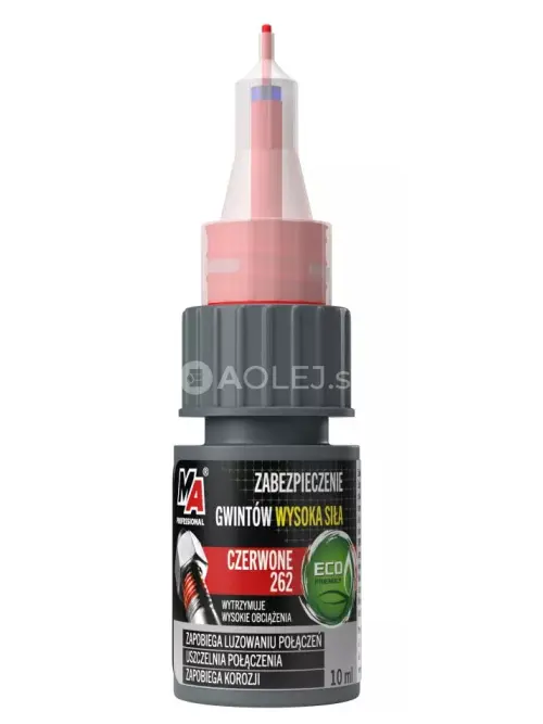 MA Professional Zaisťovač z&aacute;vitov, vysok&aacute; pevnosť - červen&yacute; 10ml