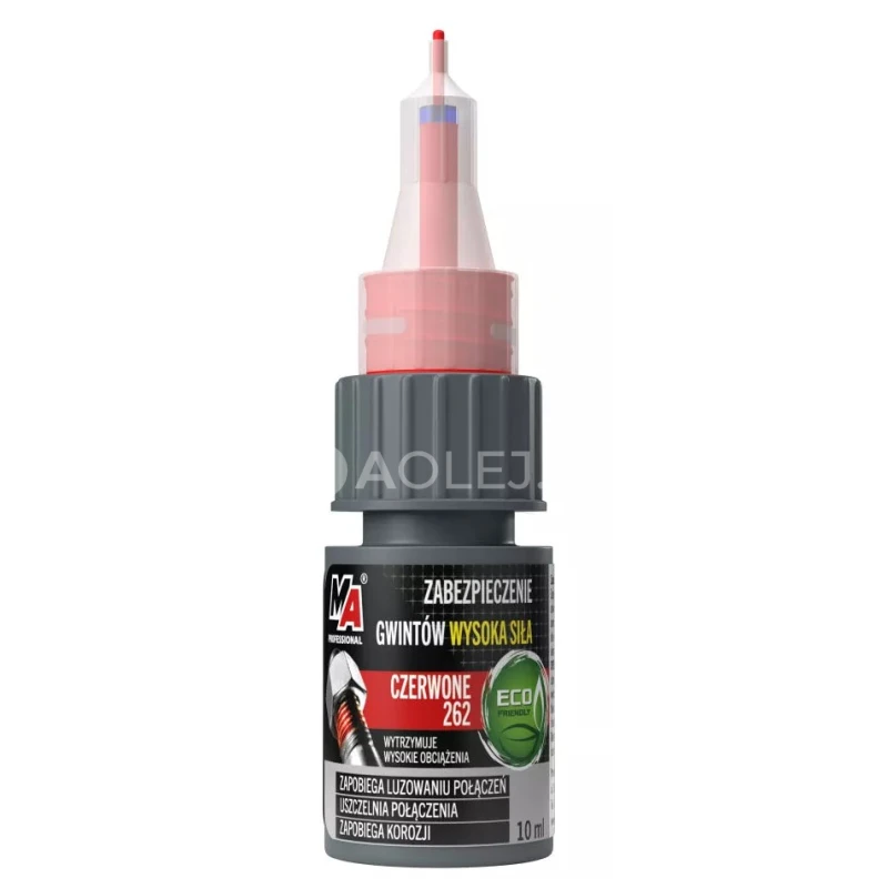 MA Professional Zaisťovač z&aacute;vitov, vysok&aacute; pevnosť - červen&yacute; 10ml