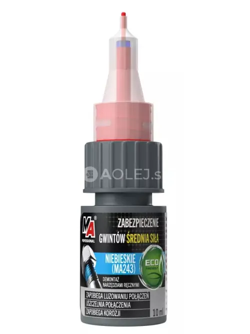 MA Professional Zaisťovač z&aacute;vitov, stredn&aacute; pevnosť - modr&yacute; 10ml 