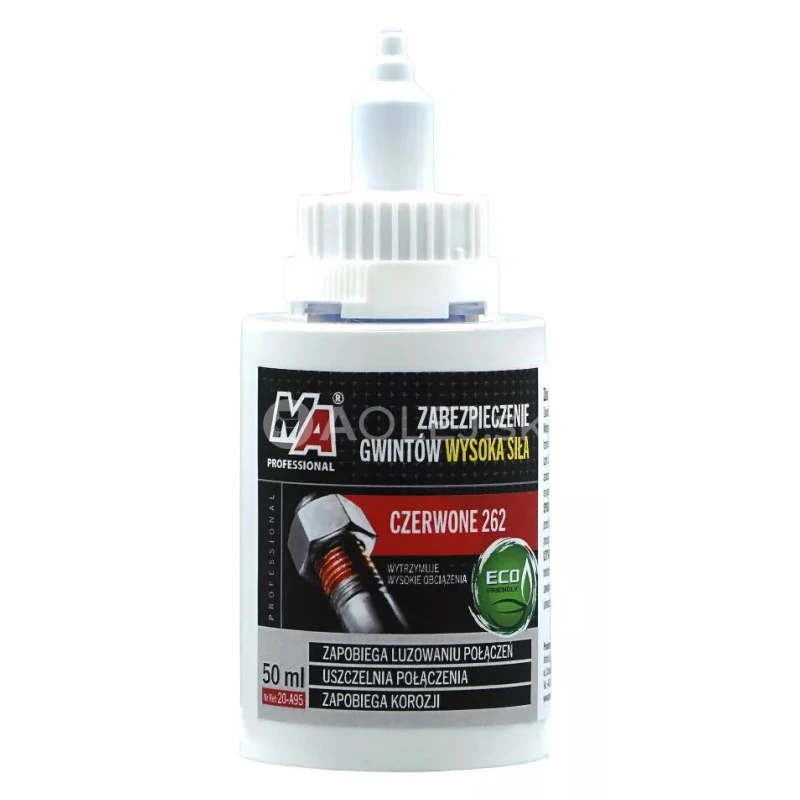 MA Professional Červen&yacute; zaisťovač z&aacute;vitov - permanentn&yacute; 50ml