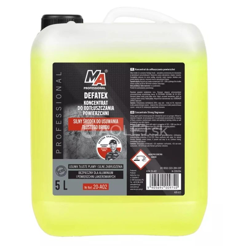 MA Professional Defatex - Koncentr&aacute;t na odmasťovanie povrchov 5L