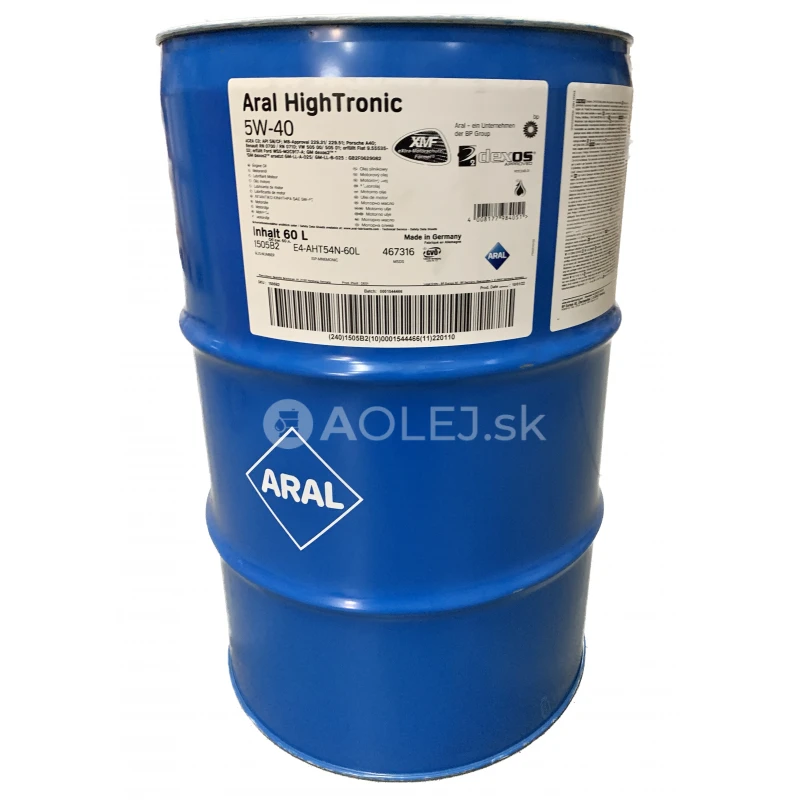 Aral High Tronic 5W-40 60L