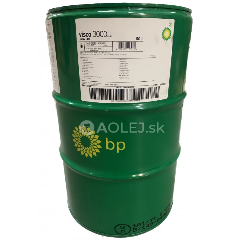 BP Visco 3000 10W-40 60L