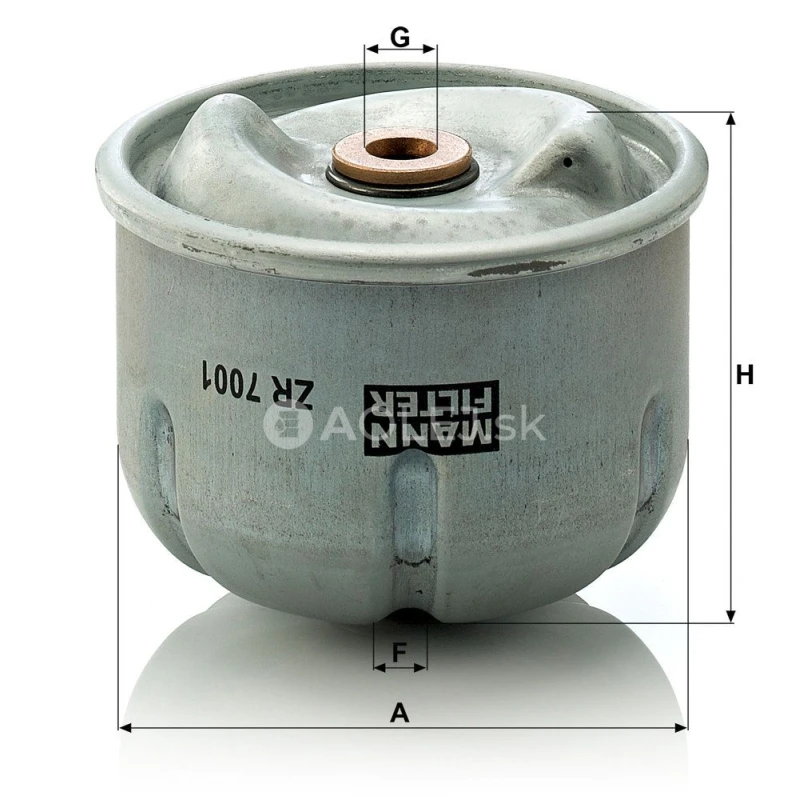 Olejov&yacute; filter MANN FILTER ZR 7001
