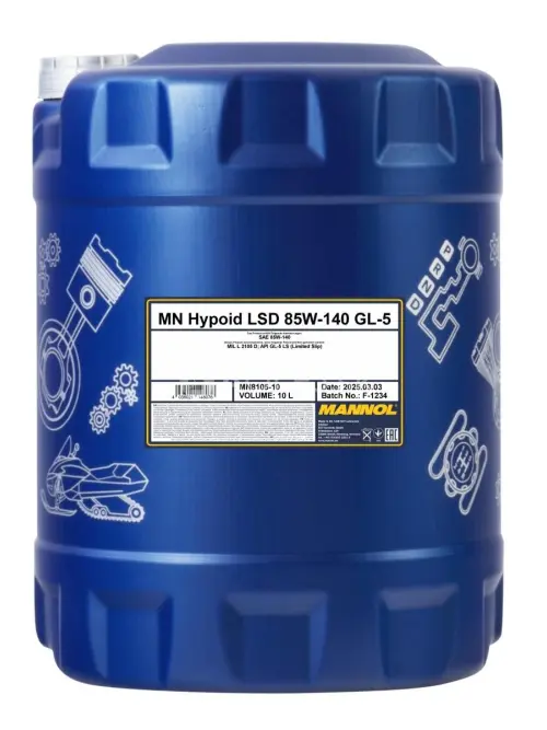 Mannol 8105 Hypoid LSD 85W-140 GL-5 10L