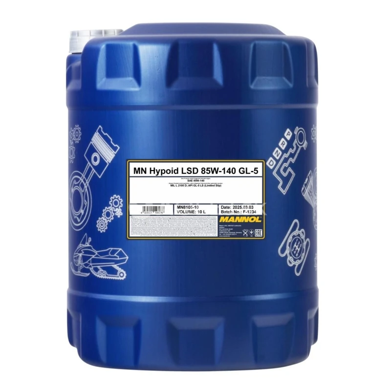 Mannol 8105 Hypoid LSD 85W-140 GL-5 10L