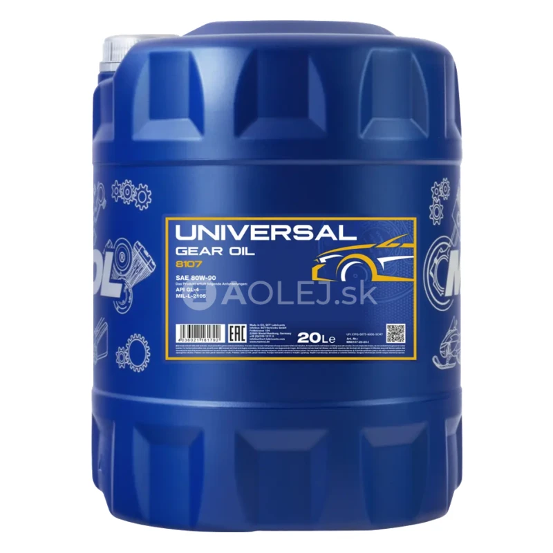 Mannol 8107 Universal GL-4 80W-90 20L