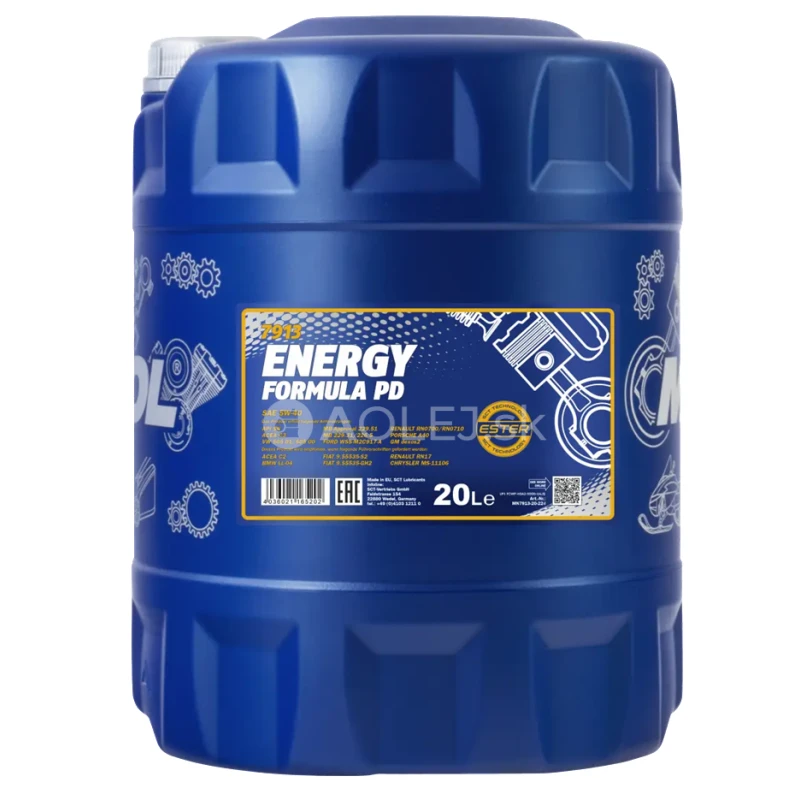 Mannol 7913 Energy Formula PD 5W-40 20L
