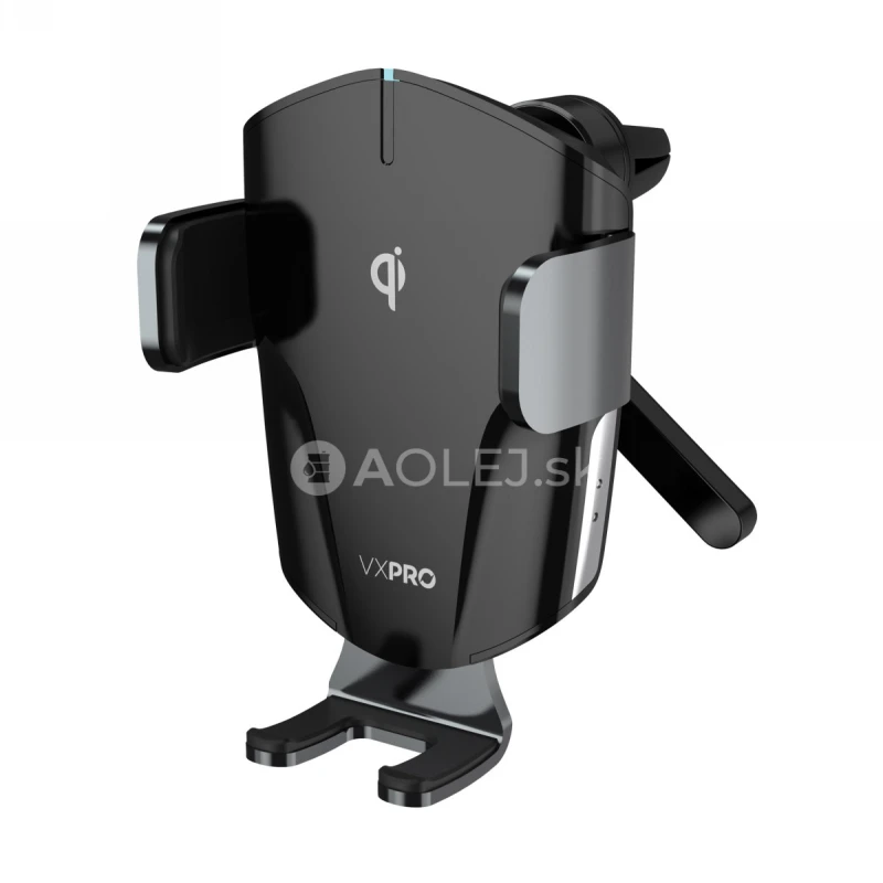 Elta VX Pro Držiak mobiln&eacute;ho telef&oacute;nu s automatick&yacute;m uchopen&iacute;m a bezdr&ocirc;tov&yacute;m nab&iacute;jan&iacute;m QC 3.0 Qi