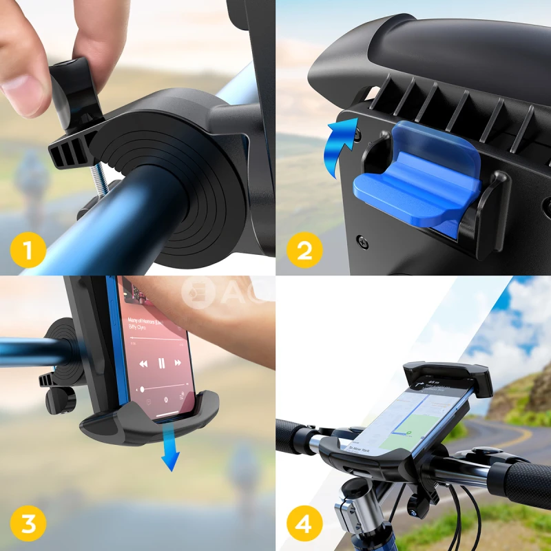 Elta VX Pro Držiak mobiln&eacute;ho telef&oacute;nu na riadidl&aacute; pre bicykel/motorku