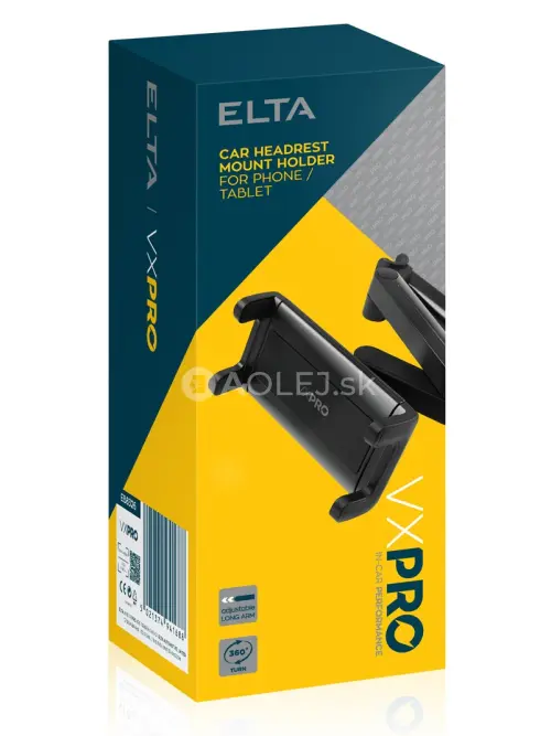 Elta VX Pro Držiak na opierku hlavy do auta pre telef&oacute;n/tablet