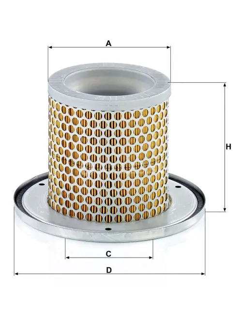 Vzduchov&yacute; filter MANN FILTER C 1342 KIT
