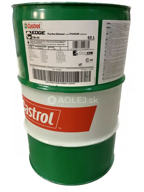 Castrol Edge Turbo Diesel 5W-40 60L