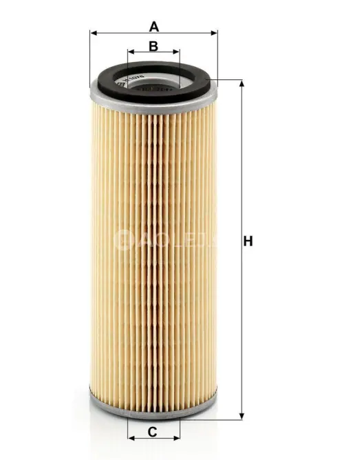 Olejov&yacute; filter MANN FILTER H 1076 x