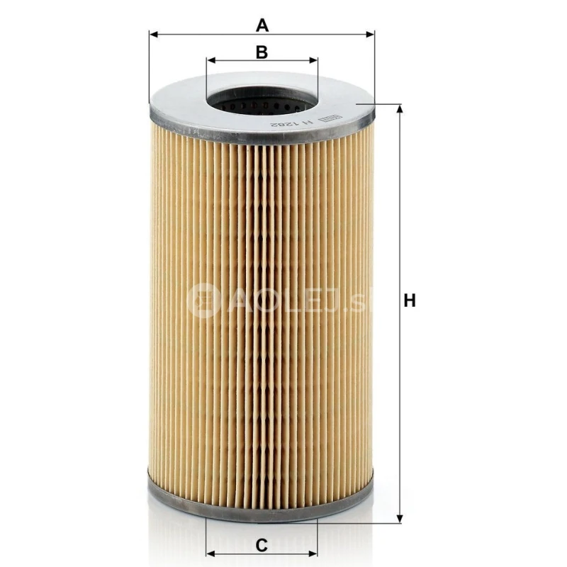 Olejov&yacute; filter MANN FILTER H 1282 x