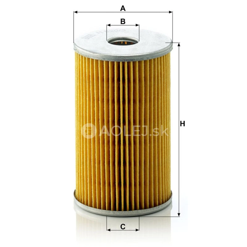 Olejov&yacute; filter MANN FILTER H 820/3 x