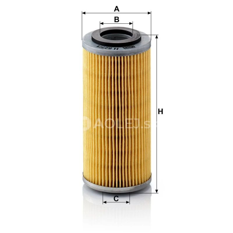 Olejov&yacute; filter MANN FILTER H 827/1 n