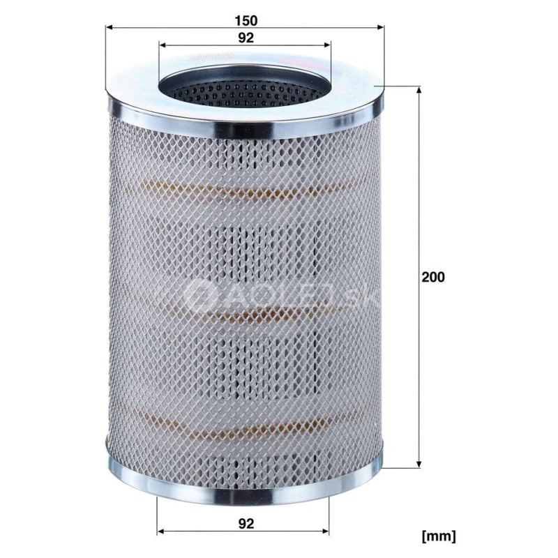 Filter hydrauliky MANN FILTER HD 15 001