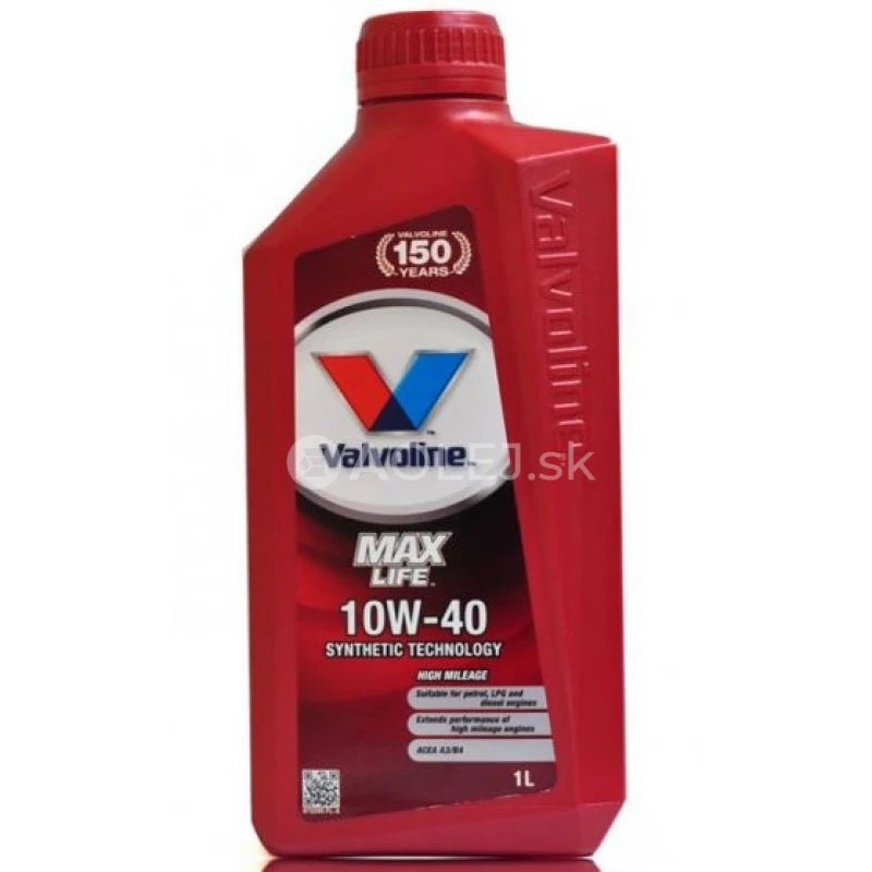 Valvoline Max Life 10W-40 1L