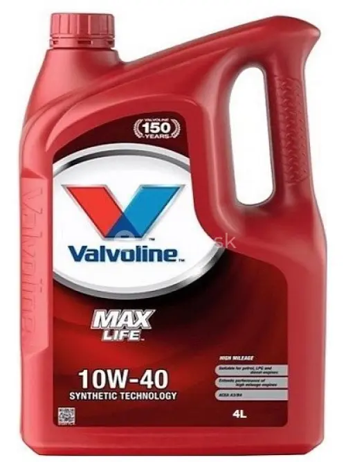Valvoline Max Life 10W-40 4L