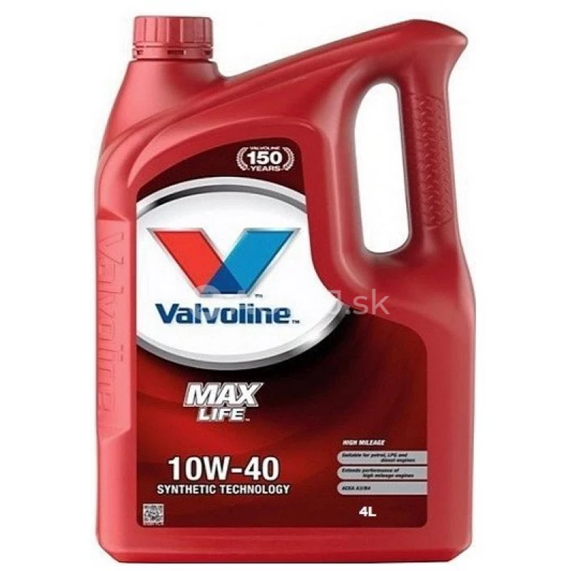 Valvoline Max Life 10W-40 4L