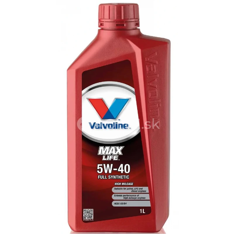 Valvoline Max Life 5W-40 1L