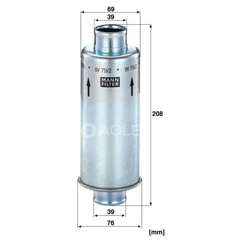 Filter hydrauliky MANN FILTER W 79/2