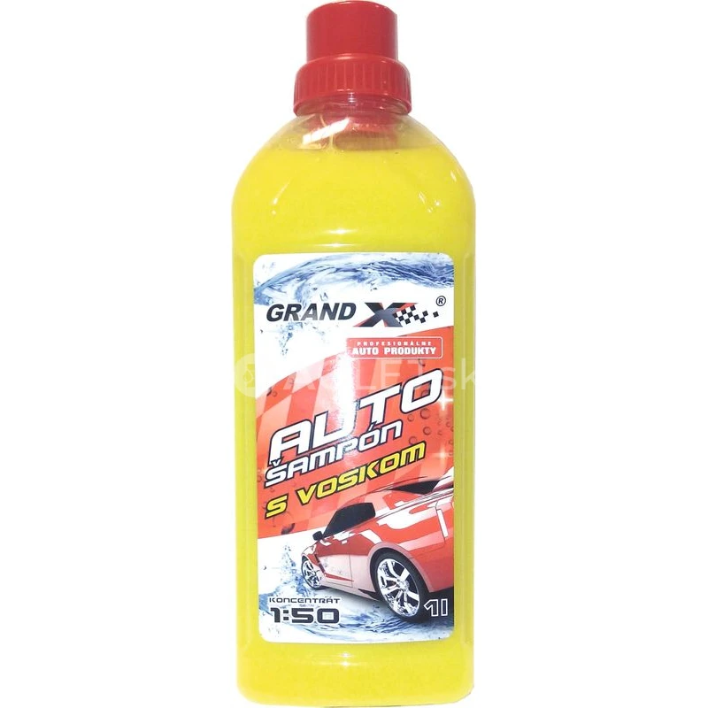 Grand X Auto&scaron;amp&oacute;n s voskom 1:50 /žlt&yacute;/ 1L