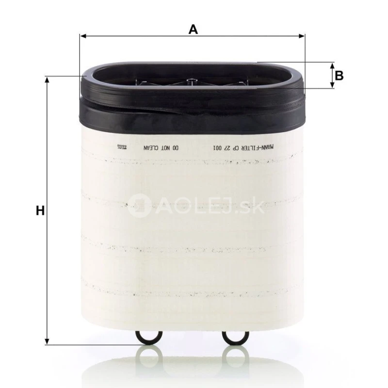 Vzduchov&yacute; filter MANN FILTER CP 27 001
