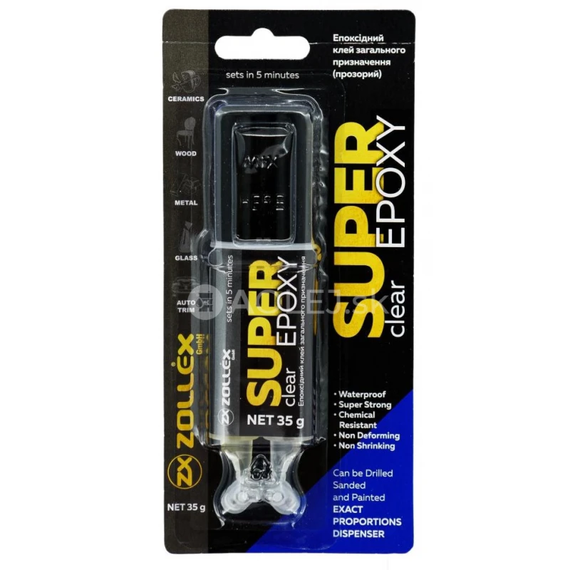 Zollex Super Epoxy Clear - tekut&yacute; kov č&iacute;ry 35g