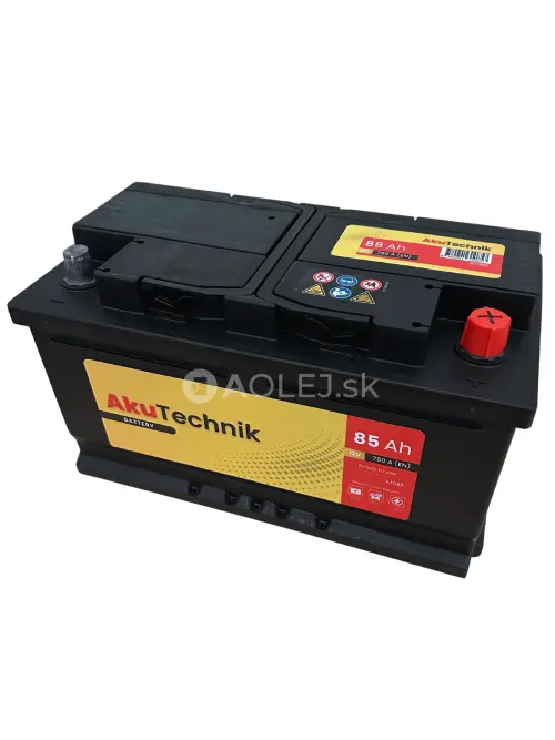 Autobat&eacute;ria AkuTechnik 12V 85Ah 780A