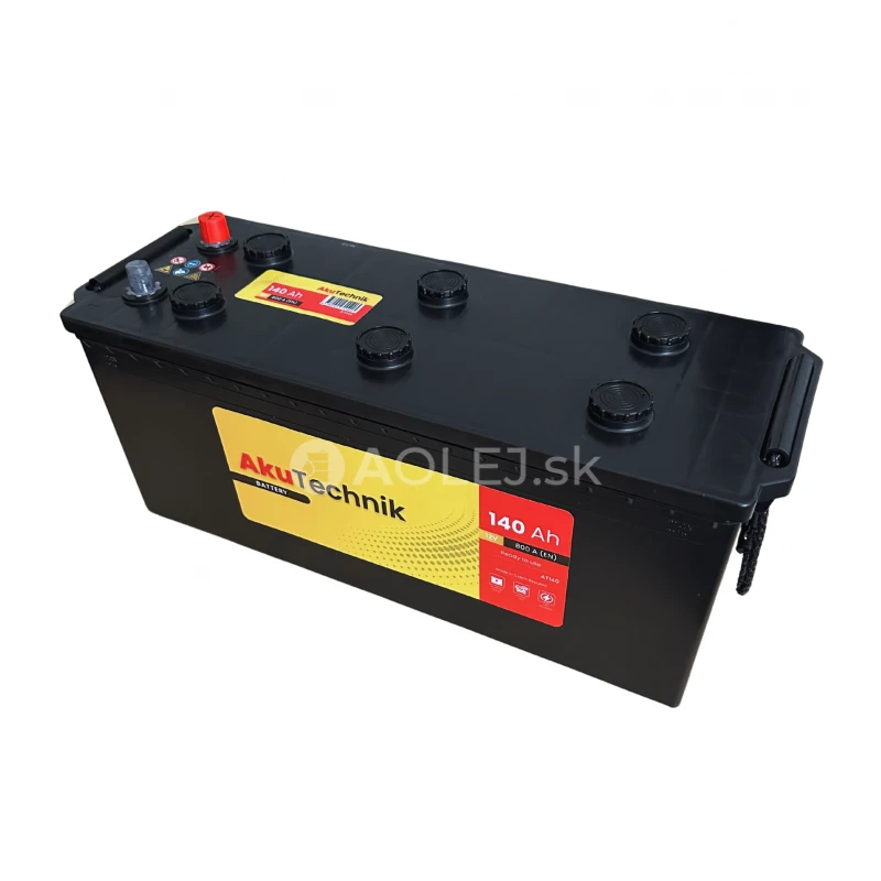 Autobat&eacute;ria AkuTechnik 12V 140Ah 800A