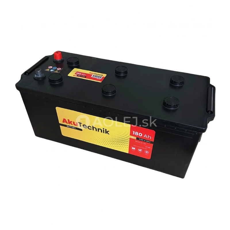 Autobat&eacute;ria AkuTechnik 12V 180Ah 1000A