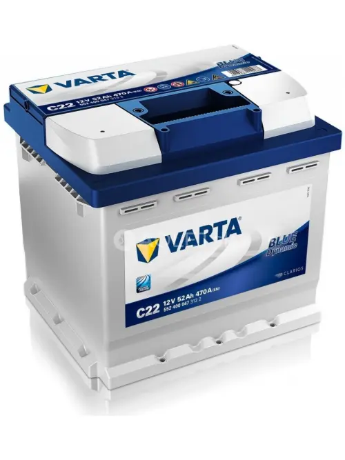 Varta Blue Dynamic 12V 52Ah 470A (C22)