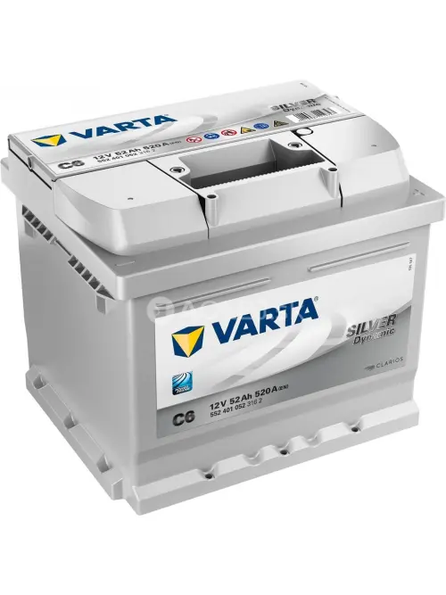 Varta Silver Dynamic 12V 52Ah 520A (C6)