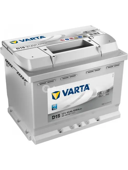 Varta Silver Dynamic 12V 63Ah 610A (D15)