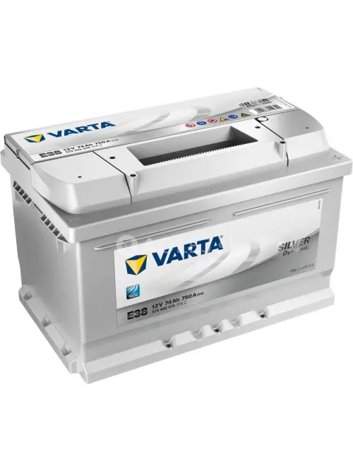 Varta Silver Dynamic 12V 74Ah 750A (E38)