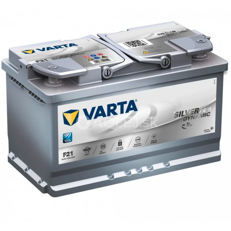 Varta Silver Dynamic AGM 12V 80Ah 800A (F21)