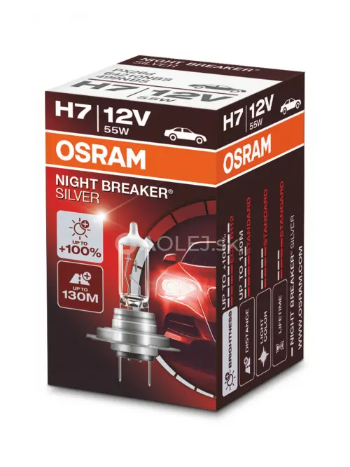 Osram H7 12V 55W PX26D Night Breaker Silver