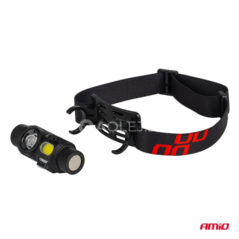 Čelovka LED XPG+COB 1200mAh (BATT) AMiO-04662