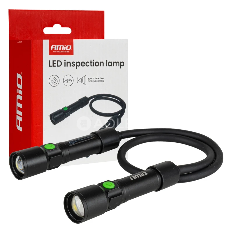 LED kontrolná baterka 2xP50 1000mAh (BATT) AMiO-04671