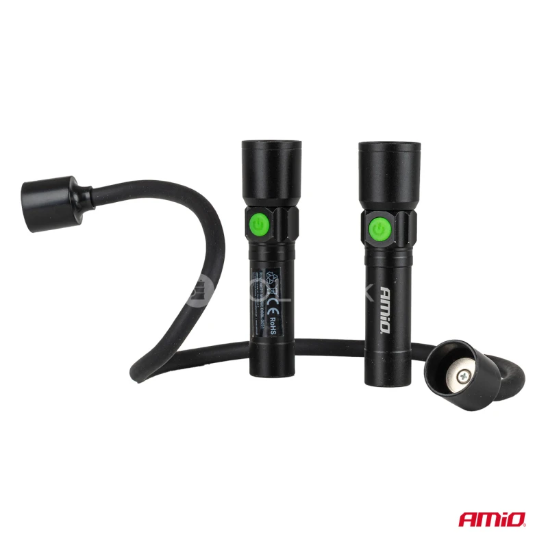 LED kontrolná baterka 2xP50 1000mAh (BATT) AMiO-04671