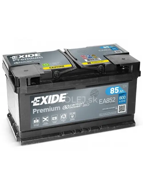 Exide Premium 12V 85Ah 800A EA852