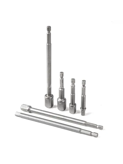 Redukcia na n&aacute;strčn&eacute; kľ&uacute;če HEX 1/4" 3/8" 1/2" AMiO-04781