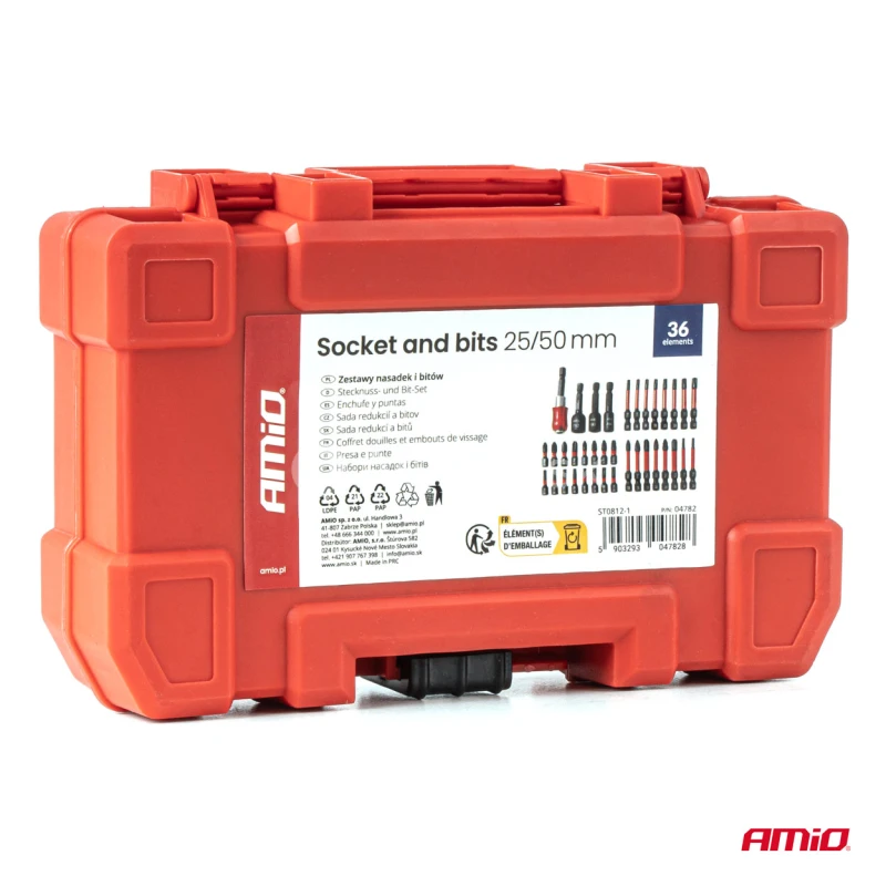 Sada redukci&iacute; a bitov 25/50mm AMiO-04782