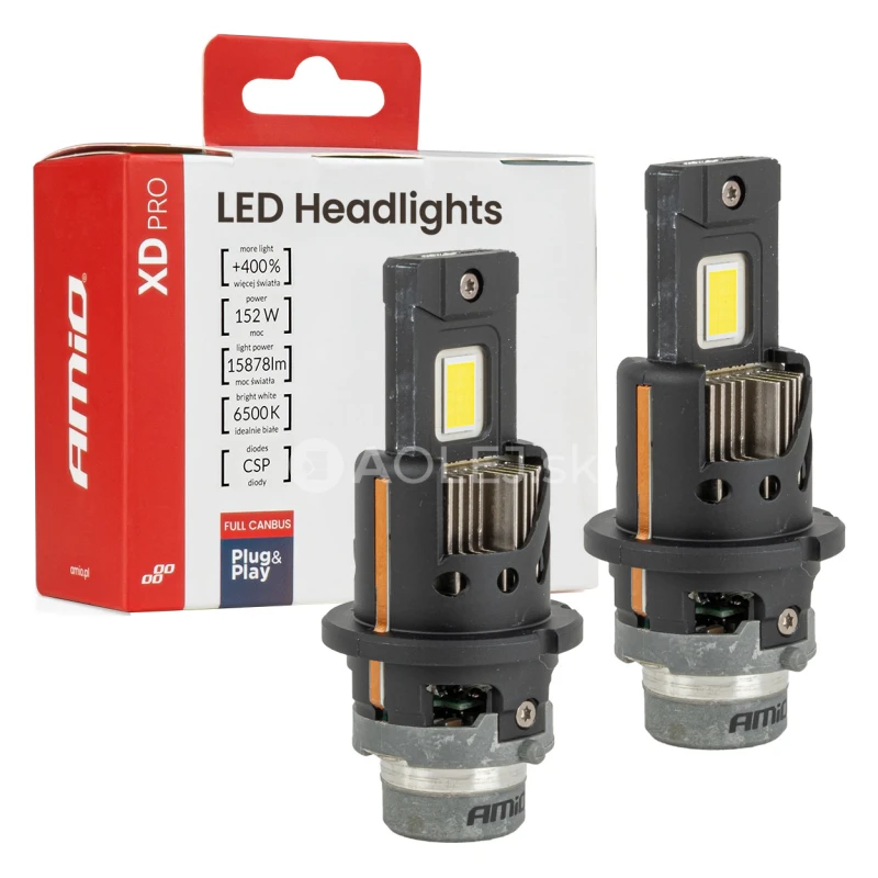 LED žiarovky hlavn&eacute;ho svietenia XD PRO D4S D4R FULL CANBUS AMiO-04682