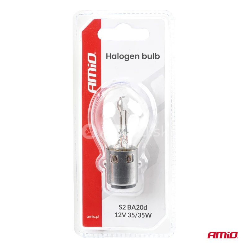 Halog&eacute;nov&eacute; žiarovky S2 12V 35/35W BA20d 1ks AMiO-04919