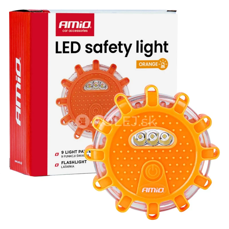 N&uacute;dzov&eacute; svietidlo LED 3xAAA IP65 12SMD + 3SMD AMiO-04828
