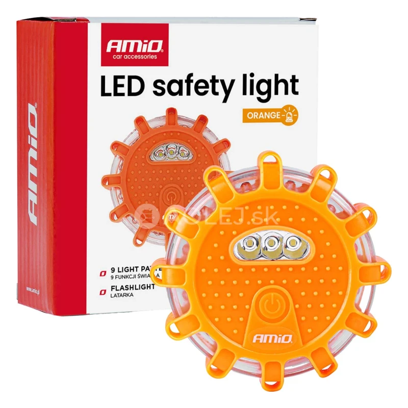 Núdzové svietidlo LED 12SMD+3SMD 650mAh AMiO-04829