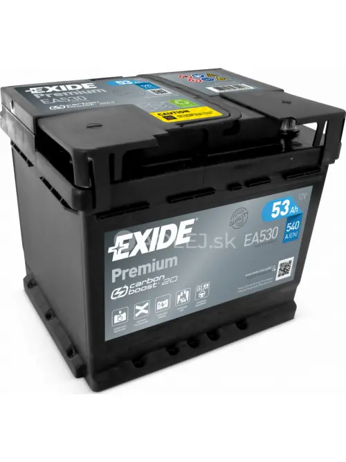 Exide Premium 12V 53Ah 540A EA530